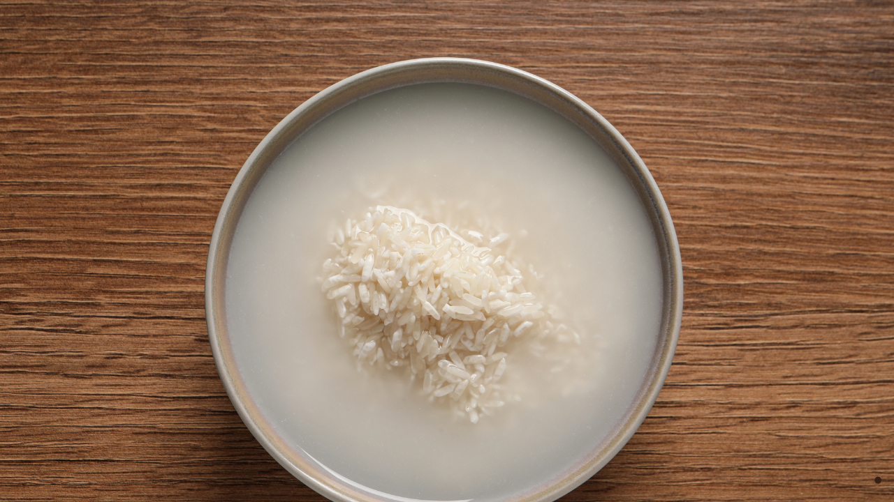 Rice water for hair growth